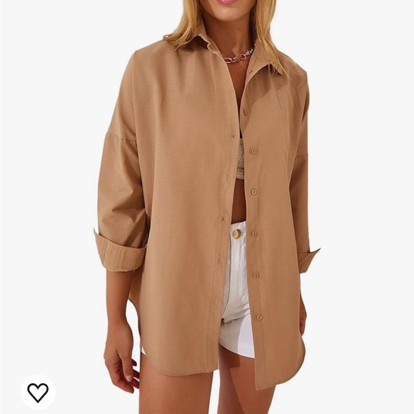 Oversized Button Down Shirt - Picture 3 of 8